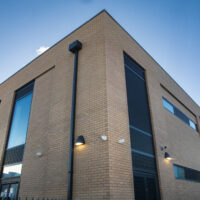 St John Plessington Sixth Form building from the outside